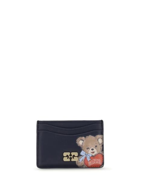 GANNI Ganni Women Bou Card Holder With Bear