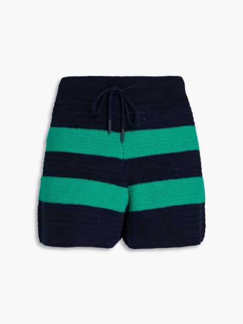Zimmermann Striped cotton shorts