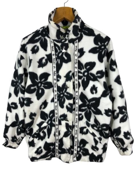 Other Designers Vintage - Phenix Floral Printed Snap Button Fleece Jacket