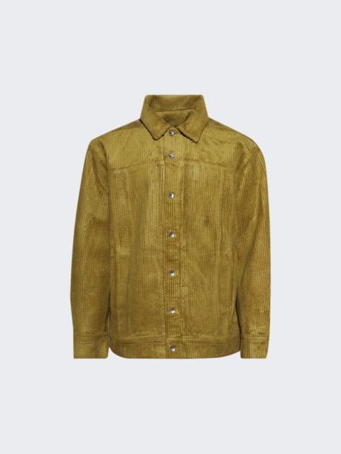 Rick Owens DRKSHDW Jumbo Worker Jacket Ochre