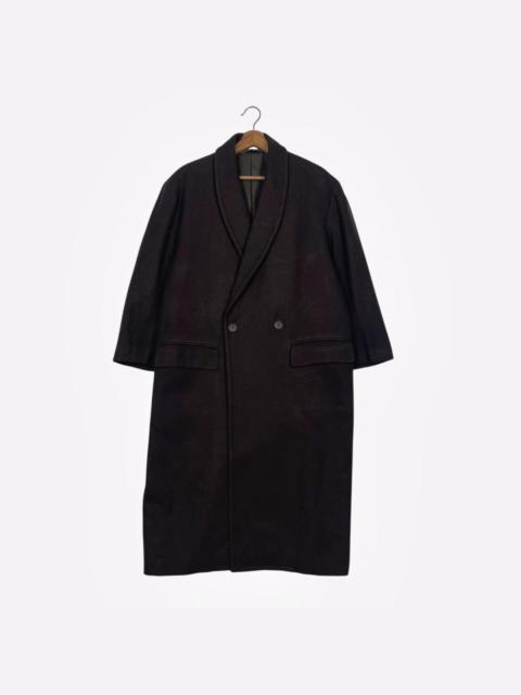 Other Designers Vintage 80s Issey Miyake Double Breasted Wool Overcoat