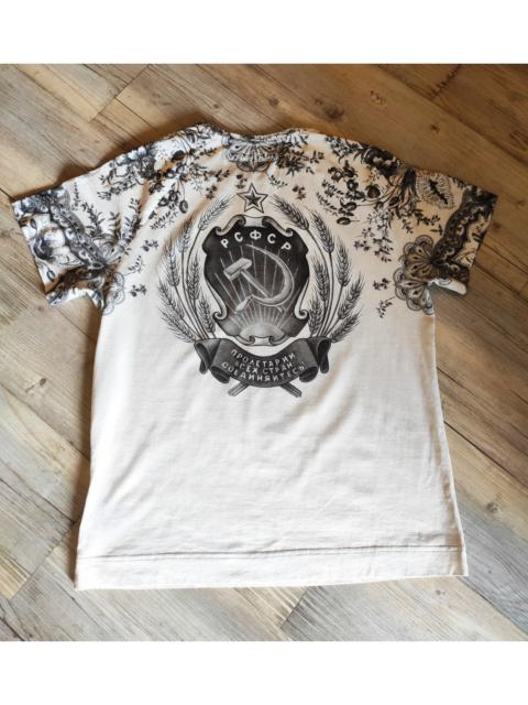 Other Designers Denis Simachev - USSR tattoo print tee.Like Gucci or Celine