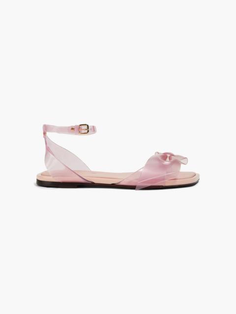 Zimmermann Bow-detailed PVC sandals