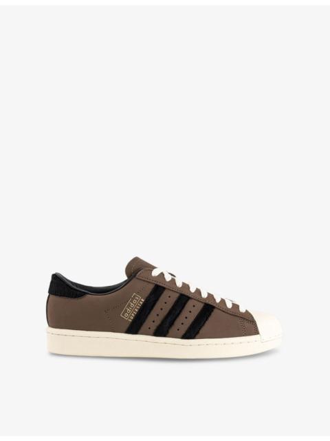 adidas Superstar Vintage Panelled Suede Trainers