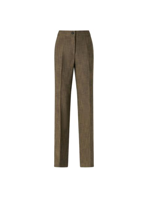 patterned tailored trousers