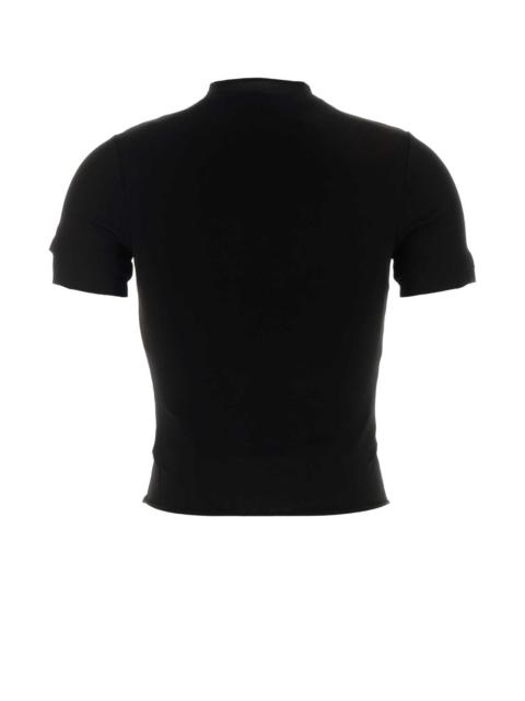 Maison Margiela Maison Margiela Women Black Jersey Top