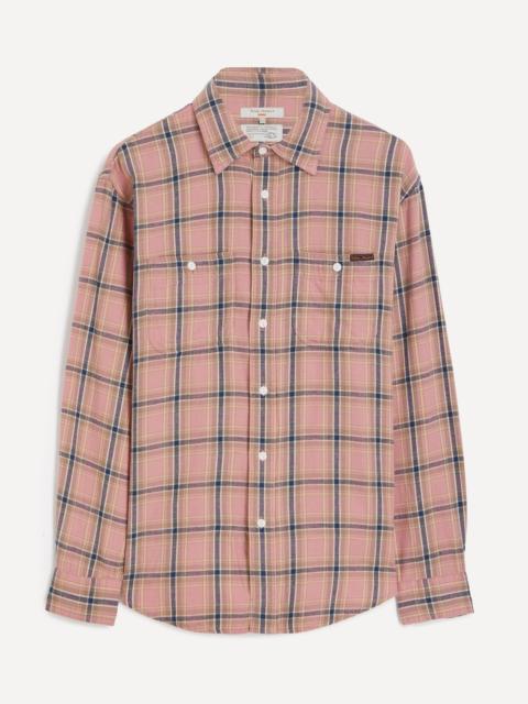 Nudie Jeans Julian Checked Pink Shirt