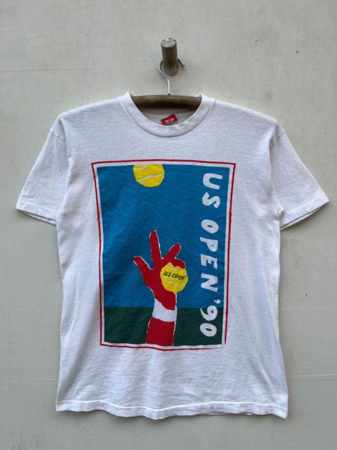 Other Designers Archival Clothing - Vintage US Open 90s Pete Samprass Andre Aggasi Single Stitch