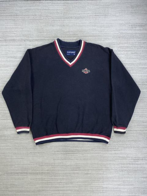 Other Designers Japanese Brand × Swingster × Vintage - Vtg 80s Swingster Pennzoil Made In Usa V Neck Sweatshirt