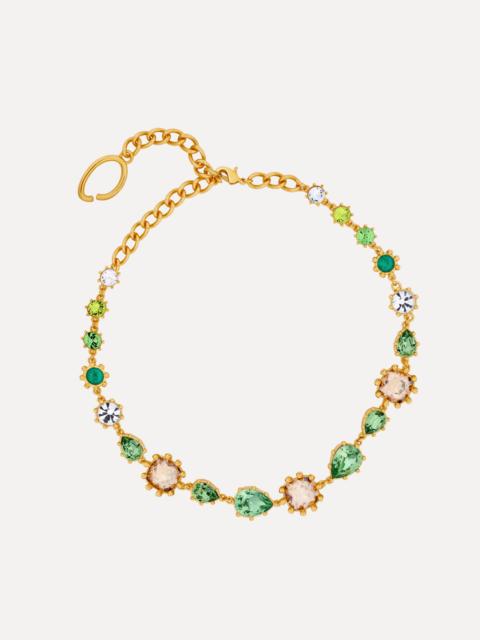 Oscar de la Renta FACETED CRYSTAL NECKLACE