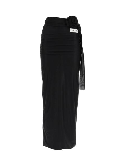 Dolce & Gabbana Jersey Stretch Maxi Skirt