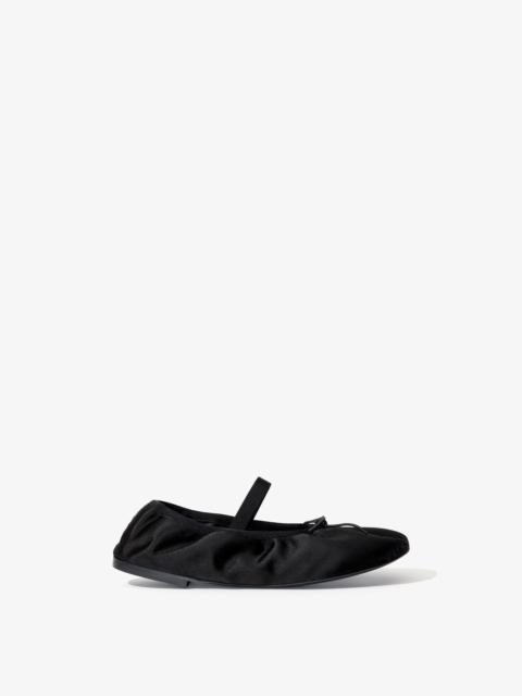 Proenza Schouler Glove Mary Jane Ballet Flats in Satin