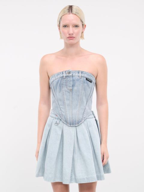 VETEMENTS Denim Corset Top