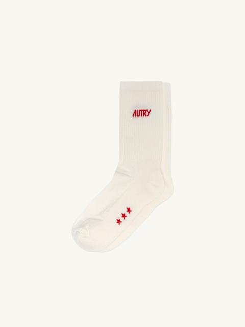 AUTRY UNISEX JACQUARD LOGO SOCK
