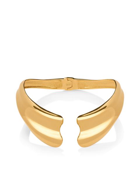 TOM FORD VINTAGE GOLD BRASS LIZA CHOKER