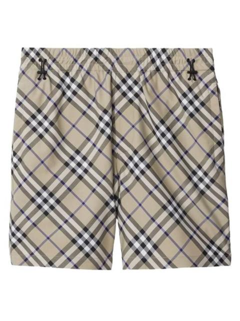 Burberry Burberry EKD Embroidered Check Shorts