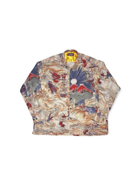 Other Designers HOLLYWOOD RANCH MARKET - Vtg H.R. Market Japan Shirt Mt Fuji Cherry Blossom Goldfish