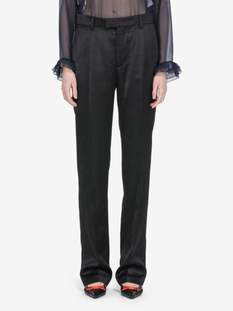 N°21 STRAIGHT SHANTUNG TROUSERS