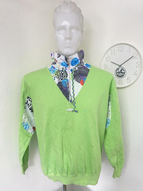 Other Designers Vintage - VTG YAMAHA HALF ZIP SWEATSHIRT