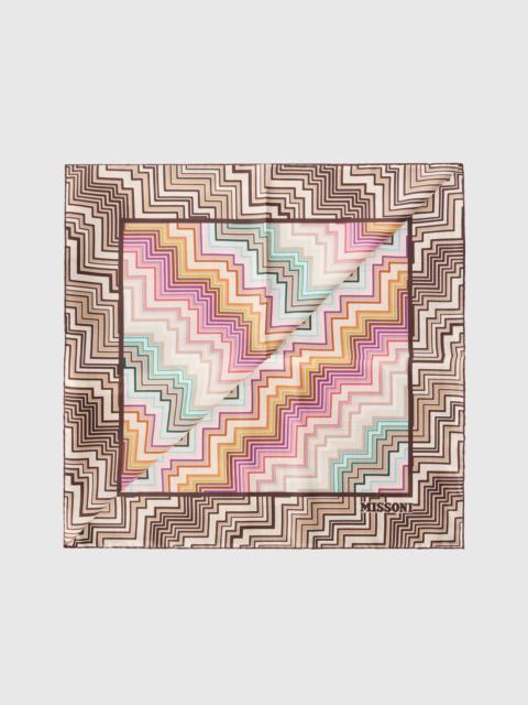 Missoni Silk scarf with logo