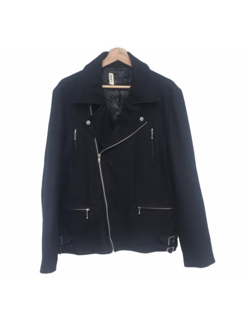 Other Designers Designer - Japanese Brand Wool Rider Jacket