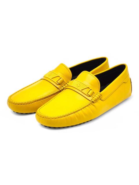 Leather Gommino Driving Loafers Yellow UK 7.5 US 9 NWB