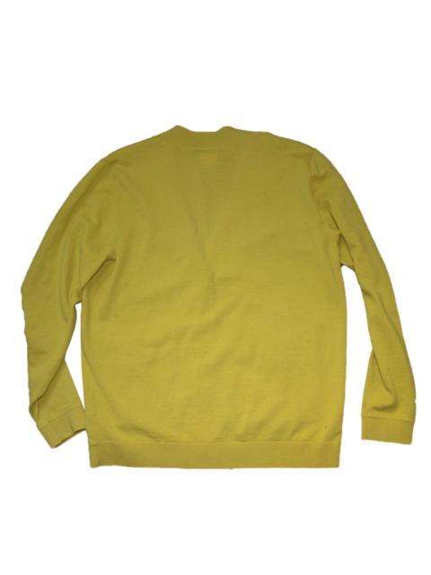 Dries Van Noten Yellow Cardigan with 3D pockets