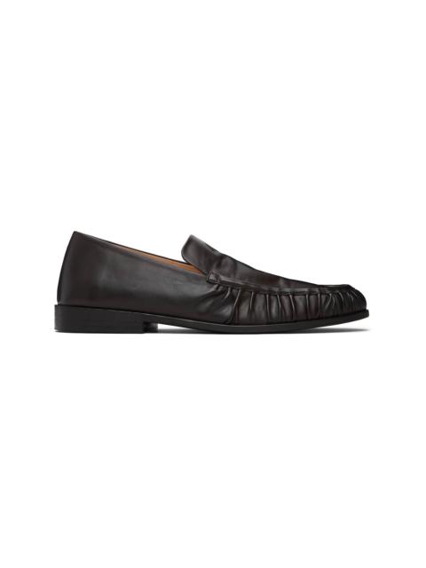 Marsèll Brown Mocassino Leather Loafers