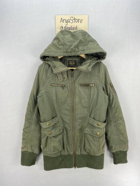 Vintage Y2K Ozoc Parka Long Bomber Jacket