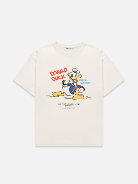 DUKE + DEXTER Disney Donald Duck Vintage White T-Shirt