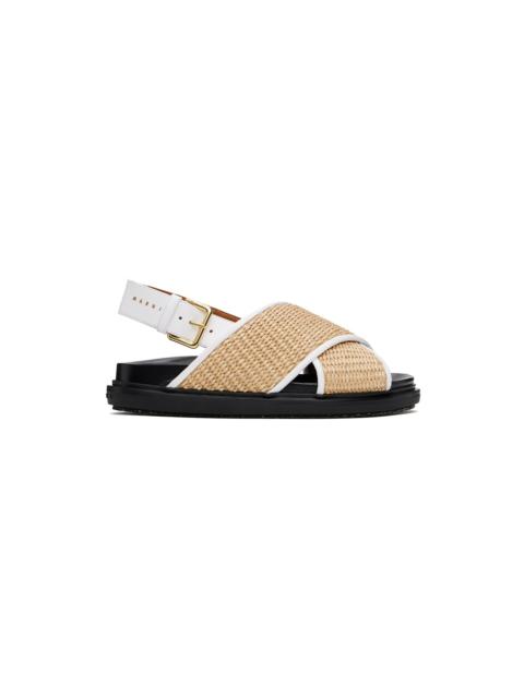 Marni Tan Fussbett Sandals