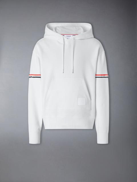 Thom Browne LOOPBACK JERSEY ARMBAND OVERSIZED HOODIE