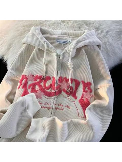 Japanese Brand - Letter Embroidery Hoodies