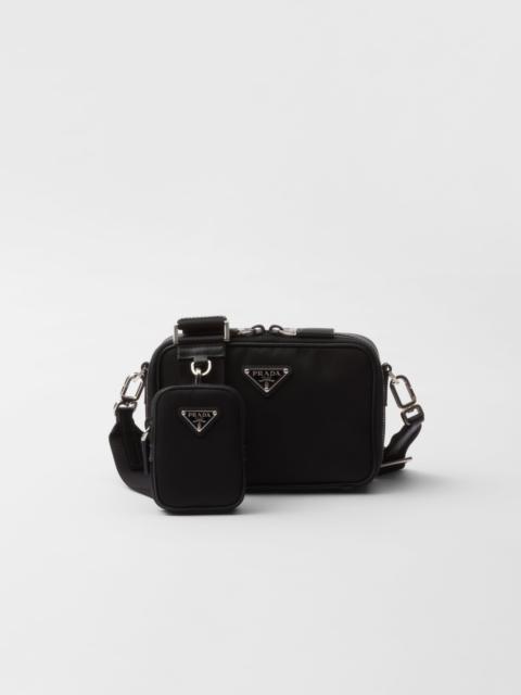 Prada Prada Brique Re-Nylon and Saffiano leather bag