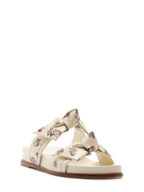 ALEXANDRE BIRMAN Alexandre Birman x Agua by Agua Bendita Maxi Clarita Slide Sandal in Off Quebrada/Print Quebrada at 