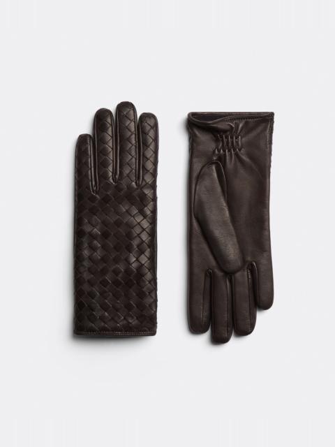 Bottega Veneta Intrecciato Leather Gloves