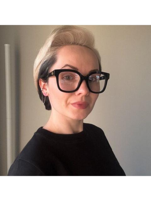 GUCCI Gucci Women Eyeglasses Black Square GG1258O 004 BRAND NEW