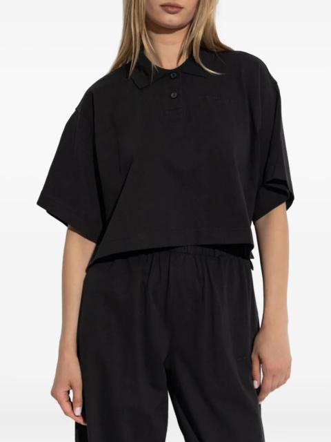 ALEXANDER WANG - Women SS Cropped Polo T-Shirt