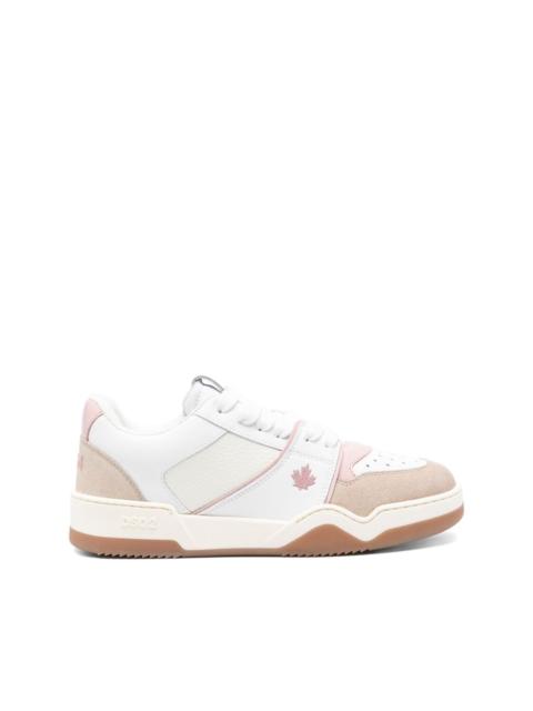 DSQUARED2 Spiker leather sneakers