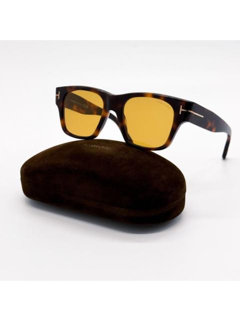 TOM FORD NEW TOM FORD CAINE-02 SUNGLASSES TF1280 53E HAVANA FT1280
