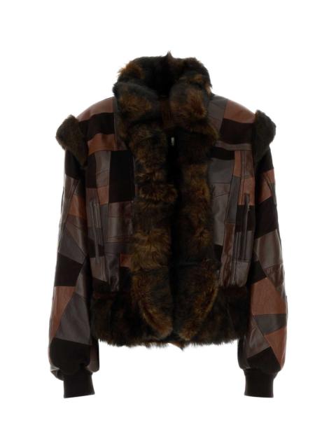 Chloé Chloe Women Multicolor Leather Jacket