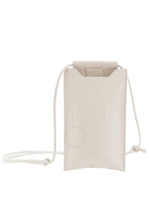 Maison Margiela Croco Embossed Phone Pouch