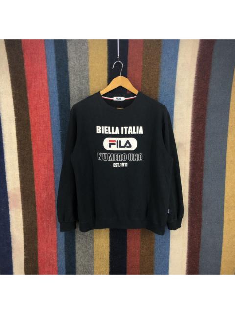 Other Designers FILA BIELLA ITALIA Crew Neck Sweatshirt #0261\L