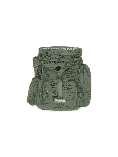Supreme Supreme Field Backpack 'Olive Gonz' goat REVERSIBLE