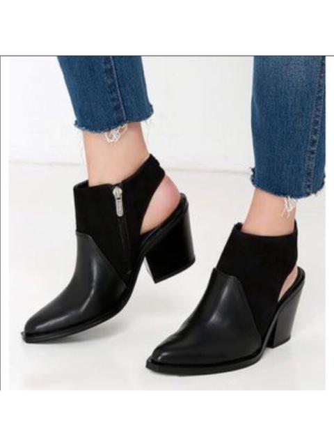 Other Designers Circus by Sam Edelman - Sam Edelman Carly Cut-Out Ankle Bootie in Black