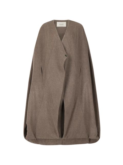 entire studios WOOL CAPE OCHRE