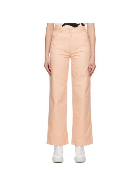 Raf Simons Pink Workwear Jeans