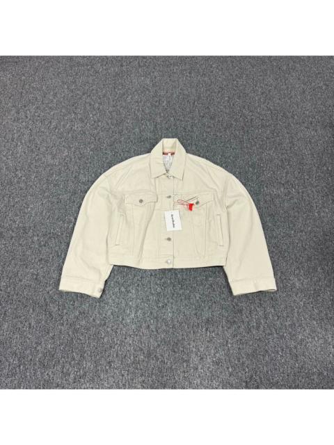 Acne Studios Acne Studios Beige Denim Jacket White