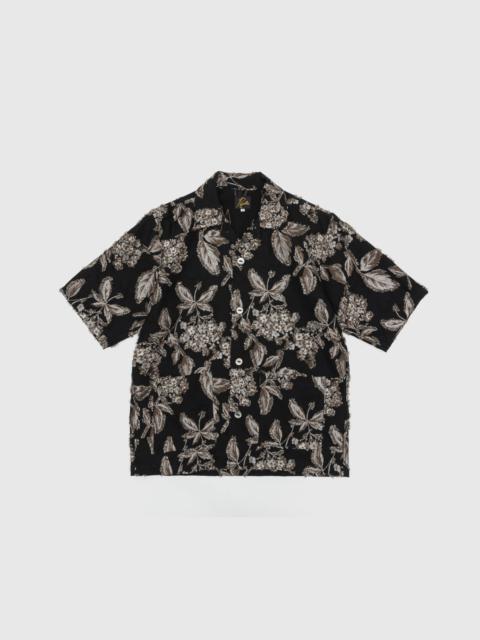 NEEDLES FLOWER CUT JACQUARD CABANA SHIRT