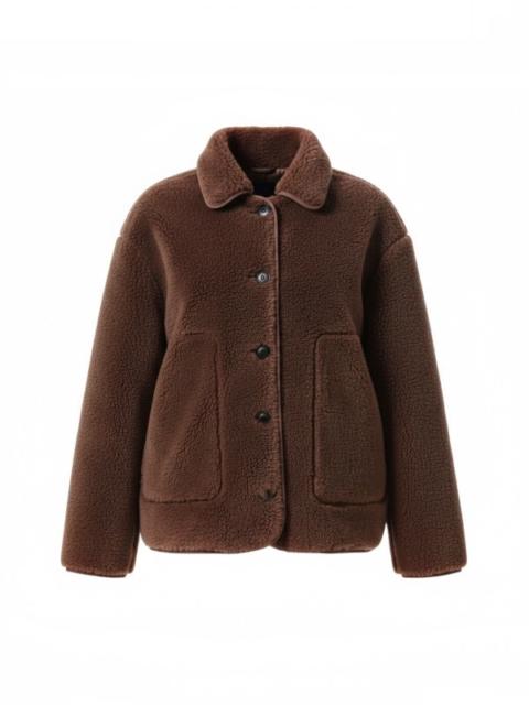 Citizens of Humanity Astrid Sherpa Jacket in Warm Tan